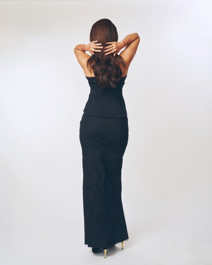 Mrunal Thakur Keeps It Sharp and Sleek in Black Dress, Masters Modern Minimal Glam 999382