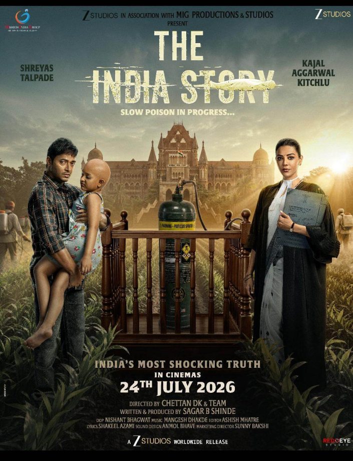 The Official Poster of The India Story Starring Kajal Aggarwal and Shreyas Talpade Unveiled 1000409