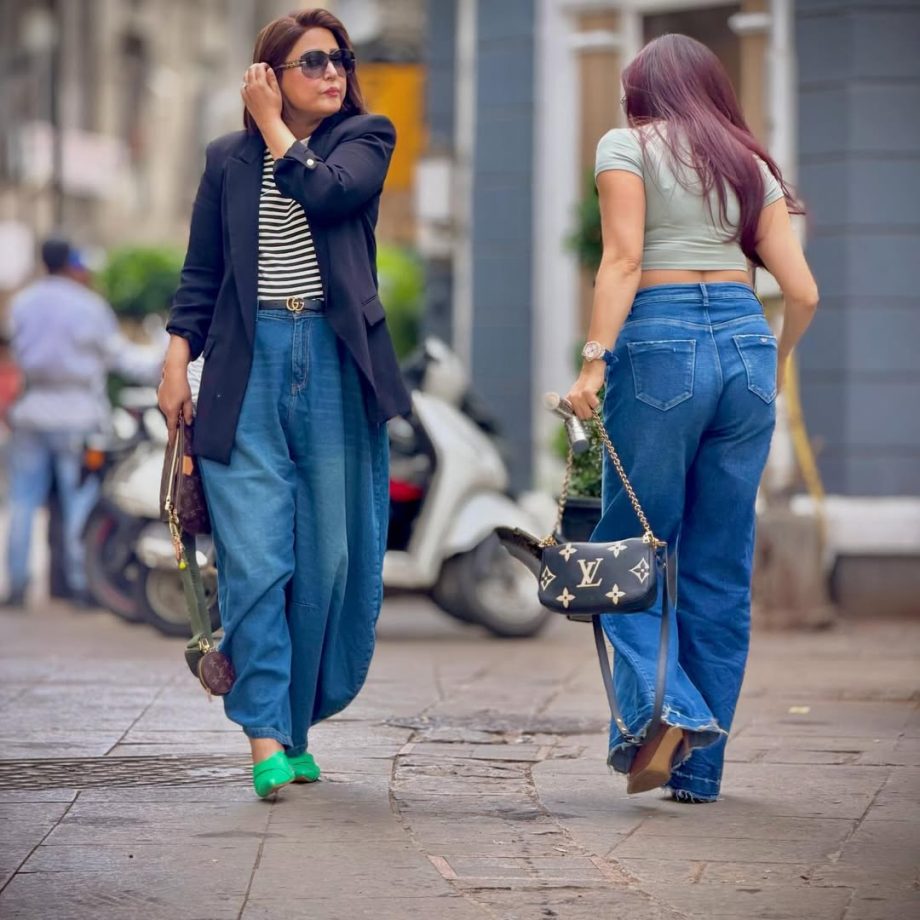 TV Divas Show How Crop Tops and Denim Never Go Out of Style: Anushka Sen, Reem Shaikh, and Rubina Dilaik Serve Casual Fashion Goals 1