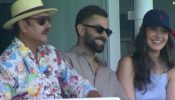 Virat Kohli, Anushka Sharma Cheer for Team India at Lord's; Her Ice Blue Dress Steals the Show 1