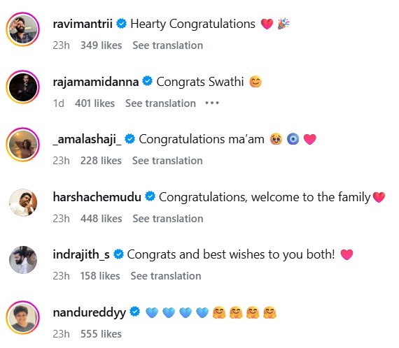 Actress Swati Marries Director Srikanth Nagothi In A Private Ceremony: See Pics 1