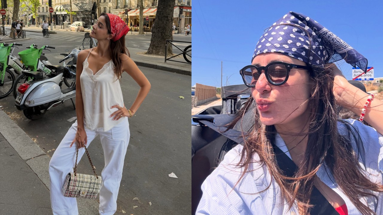 Ananya Panday to Kareena Kapoor Khan: Bollywood Actresses Bring Back the Bandana Trend in Style 1