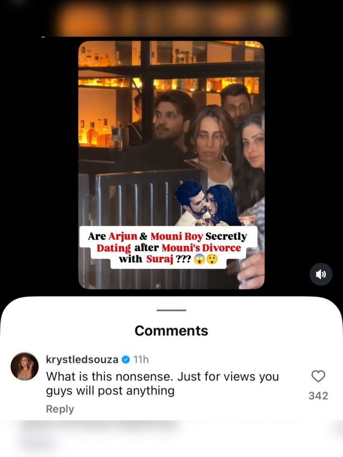Arjun Bijlani Breaks Silence On Mouni Roy Dating Rumors, Krystle D'Souza Calls Out Fake Claims 1