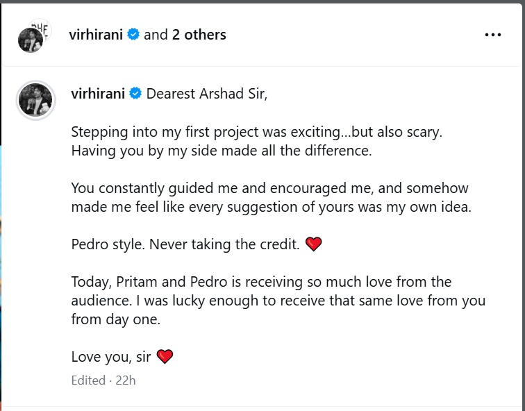 Arshad Warsi's Funny Exchange With Vir Hirani Is Too Good To Miss—Take A Look 1