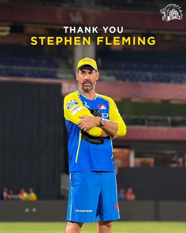 CSK Part Ways With Head Coach Stephen Fleming, This Indian Batter To Fill In The Vacant Position 1