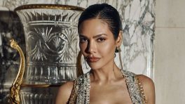 Esha Gupta Turns Up the Glamour in a Dazzling Gold Gown