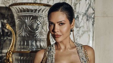 Esha Gupta Turns Up the Glamour in a Dazzling Gold Gown