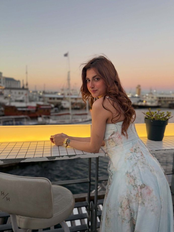 Farrhana Bhatt in a Dreamy Blue Floral Dress That Feels Straight Out of a Fairytale 1