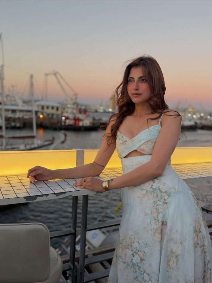 Farrhana Bhatt in a Dreamy Blue Floral Dress That Feels Straight Out of a Fairytale 1