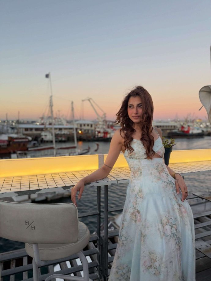 Farrhana Bhatt in a Dreamy Blue Floral Dress That Feels Straight Out of a Fairytale 1