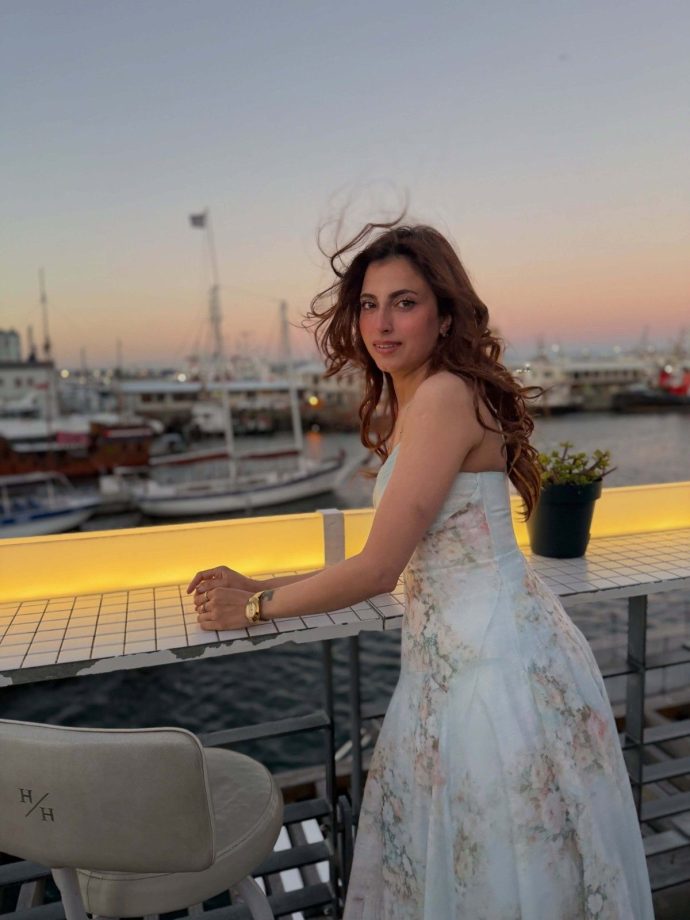 Farrhana Bhatt in a Dreamy Blue Floral Dress That Feels Straight Out of a Fairytale 1