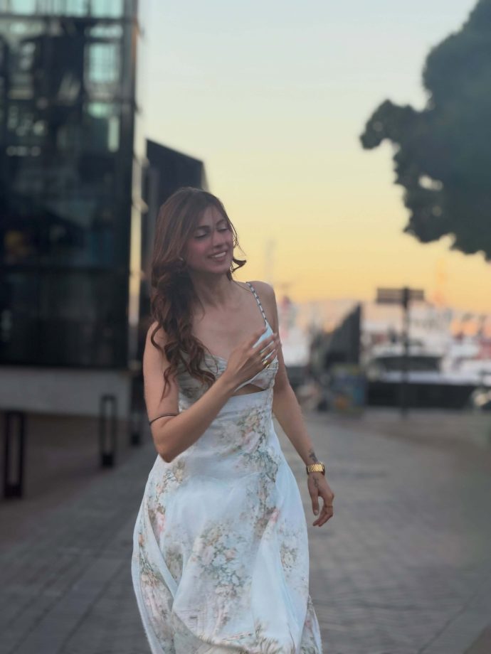 Farrhana Bhatt in a Dreamy Blue Floral Dress That Feels Straight Out of a Fairytale 1