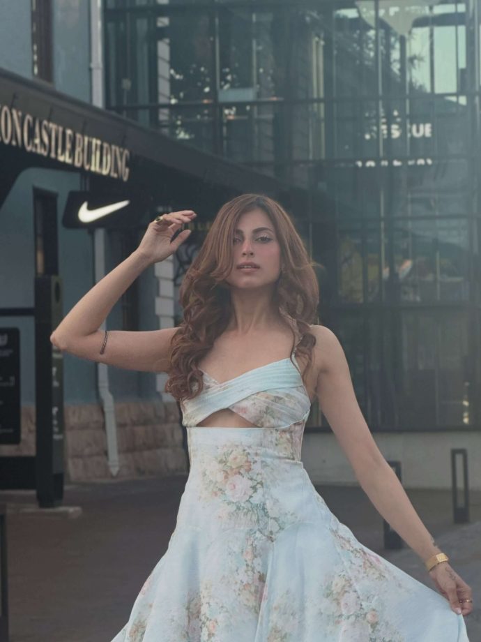 Farrhana Bhatt in a Dreamy Blue Floral Dress That Feels Straight Out of a Fairytale 1