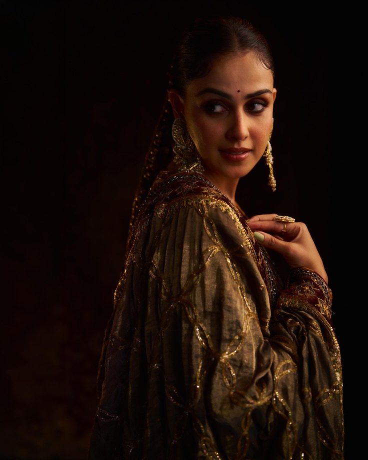 Genelia Deshmukh Stuns in a Regal Charcoal Anarkali 1