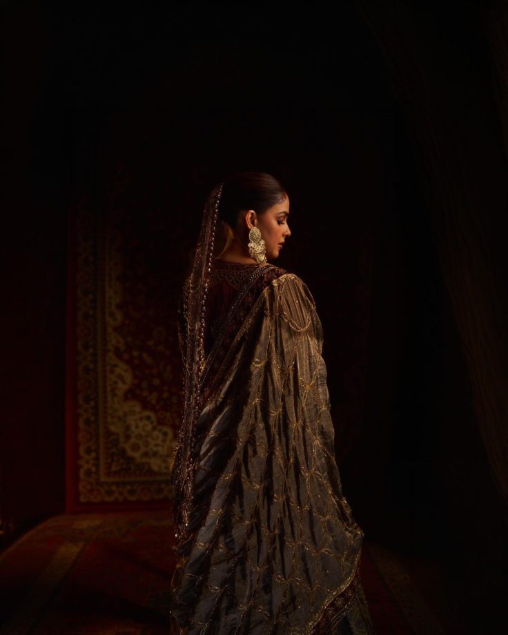 Genelia Deshmukh Stuns in a Regal Charcoal Anarkali 1