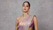 Janhvi Kapoor in a Custom Manish Malhotra Banarasi Saree for Anshula Kapoor and Rohan Thakkar’s Wedding Reception