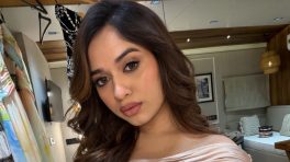 Jannat Zubair Stuns in a Draped Champagne Gown
