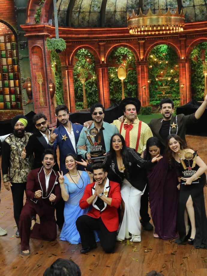 Jasmin Bhasin Goes All Cheers For Aly Goni As He & Jannat Zubair Lift Laughter Chefs S3 Trophy—Take A Look 1