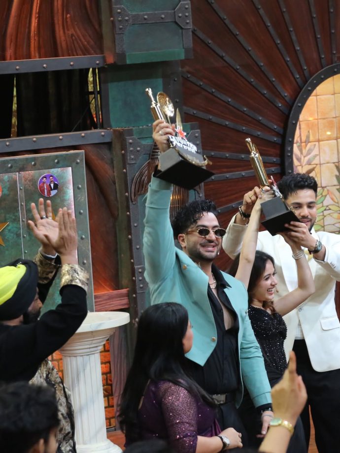 Jasmin Bhasin Goes All Cheers For Aly Goni As He & Jannat Zubair Lift Laughter Chefs S3 Trophy—Take A Look 1