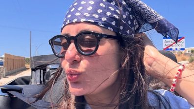 Kareena Kapoor Khan Can’t Get Enough of This Black-and-White Bandana, and We’re Taking Notes