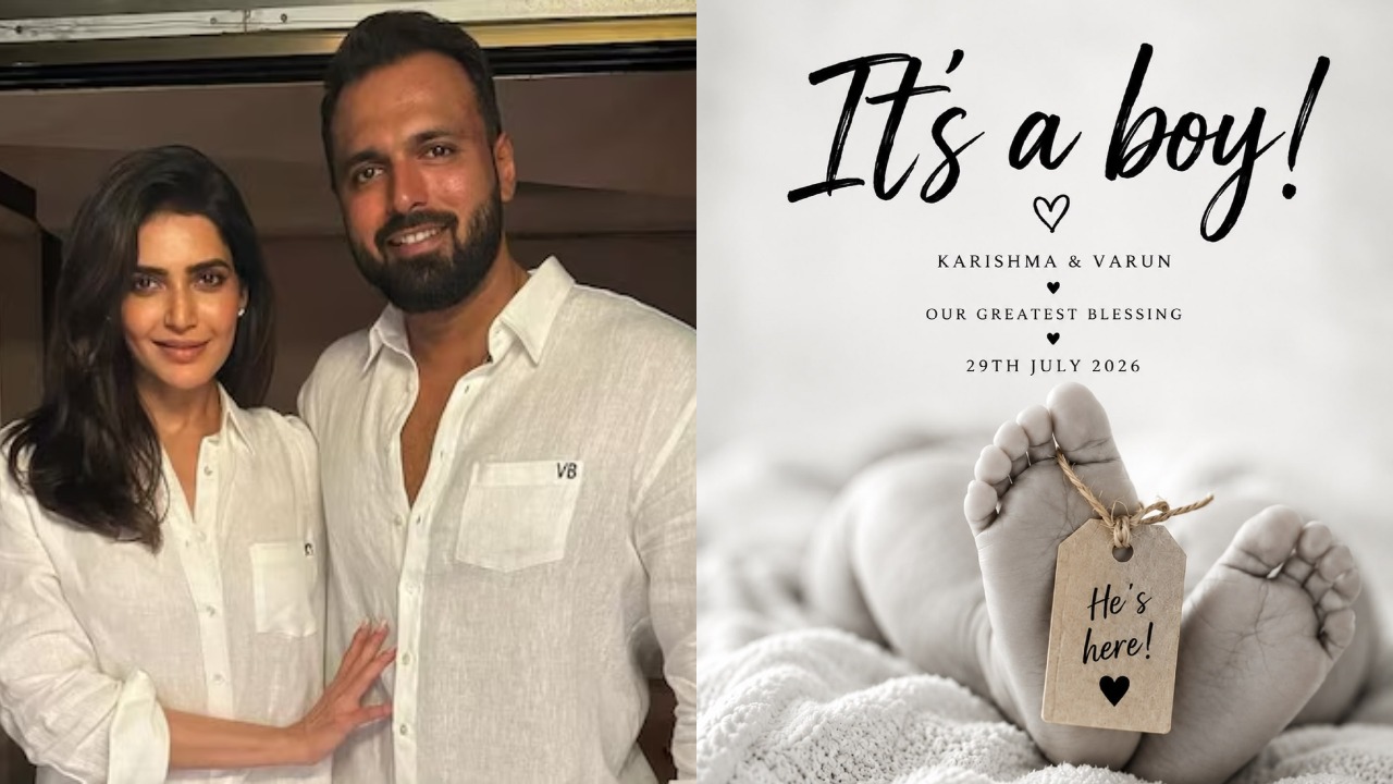 Karishma Tanna–Varun Bangera Welcome Baby Boy On Guru Purnima, Vikrant Massey, Dia Mirza & Others React 1