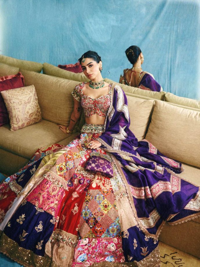 Khushi Kapoor's Wedding Style Is Bold, Bright, and Beautiful 1