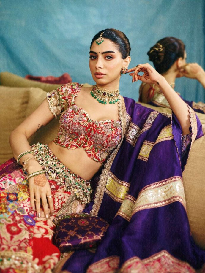 Khushi Kapoor's Wedding Style Is Bold, Bright, and Beautiful 1