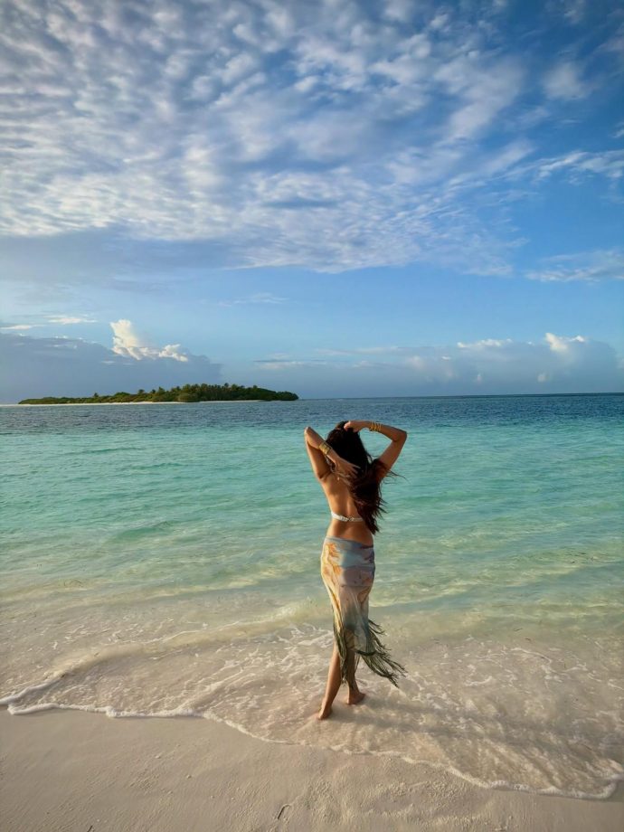 Malavika Mohanan Serves Beach Glam in a Chic Bikini and Sheer Sarong 1