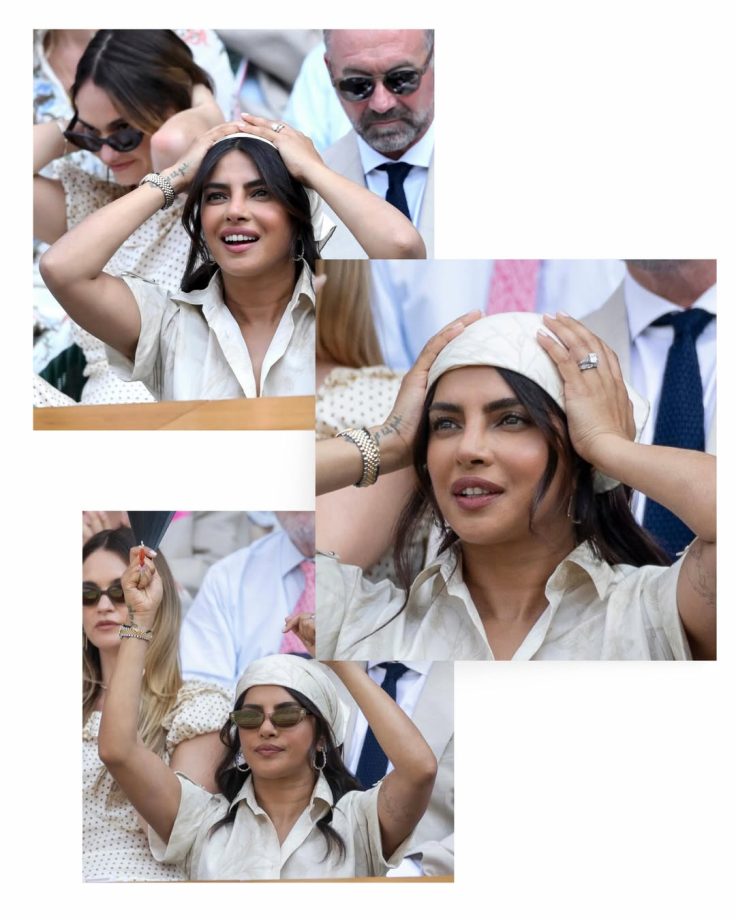 Priyanka Chopra Jonas' Rolex Adds a Luxe Touch to Wimbledon Look 1