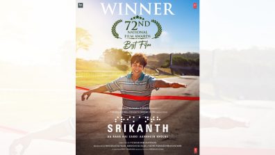 Producer Bhushan Kumar’s Srikanth directed by Tushar Hiranandani, Wins Best Hindi Film (feature film) at the 72nd National Film Awards
