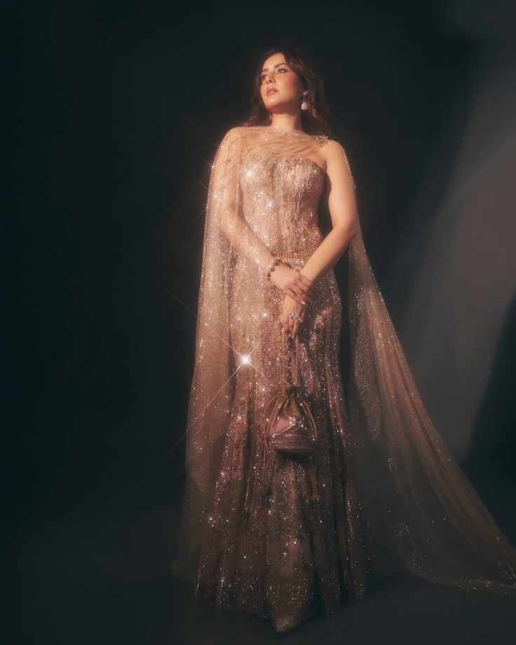 Raashii Khanna Sparks Golden Fashion Fever 1