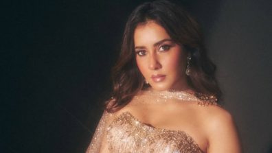Raashii Khanna Sparks Golden Fashion Fever