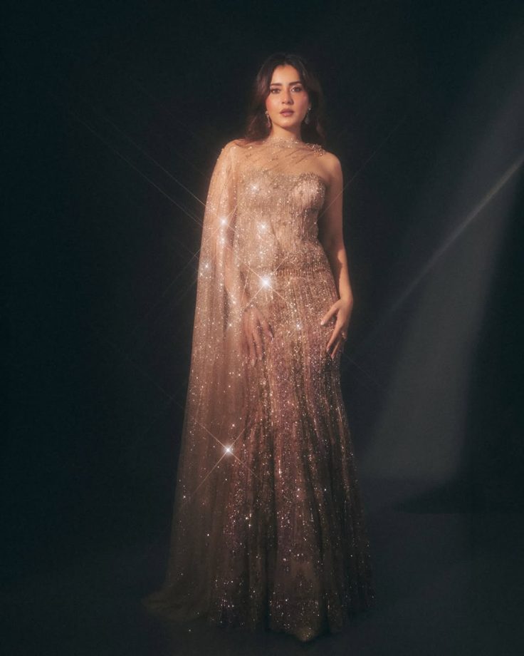 Raashii Khanna Sparks Golden Fashion Fever 1