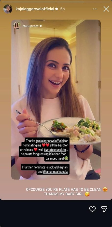 Rakul Preet Singh Accepts the #WhatsOnYourPlate Challenge, Extends the Conversation on Food Safety for the film The India Story 1