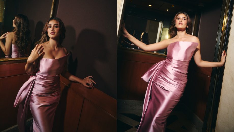 Rasha Thadani Paints the Town Pink in a Stunning Satin Gown, Serving Red-Carpet Glamour 1