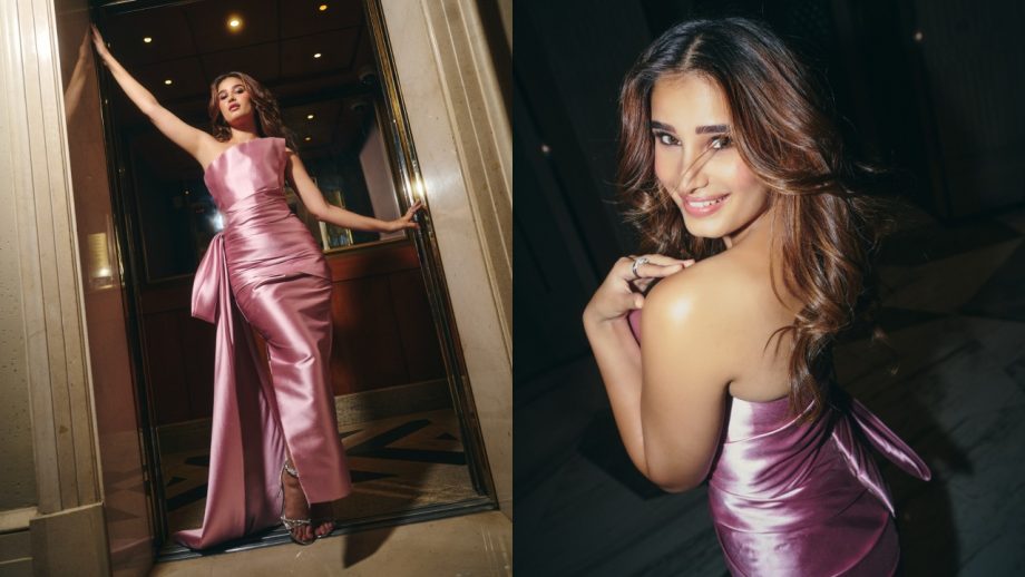 Rasha Thadani Paints the Town Pink in a Stunning Satin Gown, Serving Red-Carpet Glamour 1