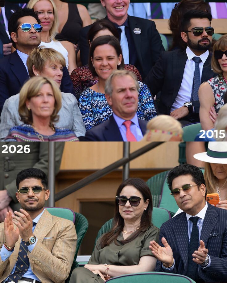 Sachin Tendulkar & Shubman Gill's Wimbledon Royal Box Photo Together Sends Fans Into Frenzy 1