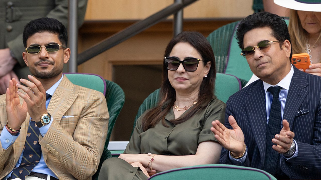 Sachin Tendulkar & Shubman Gill's Wimbledon Royal Box Photo Together Sends Fans Into Frenzy 1