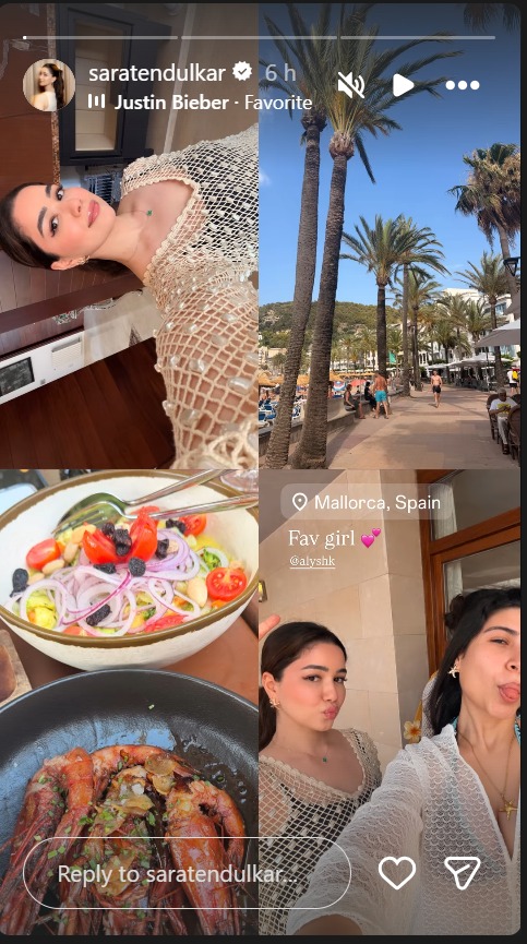 Sara Tendulkar's Spain Photo Dump Features 'Fav Girl' 1