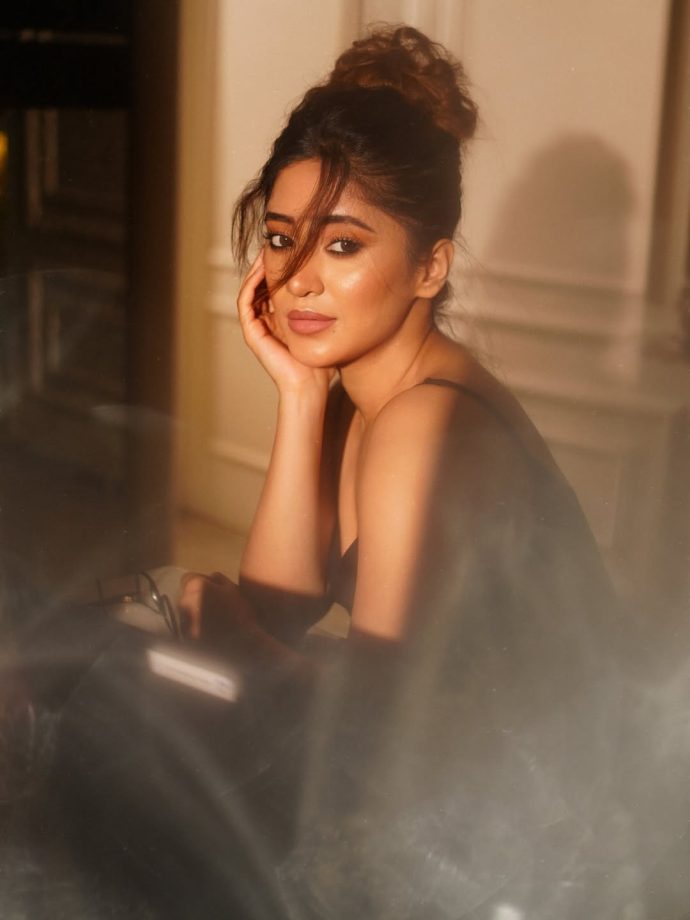 Shivangi Joshi's Floral Mini Dress Radiates Effortless Charm 1