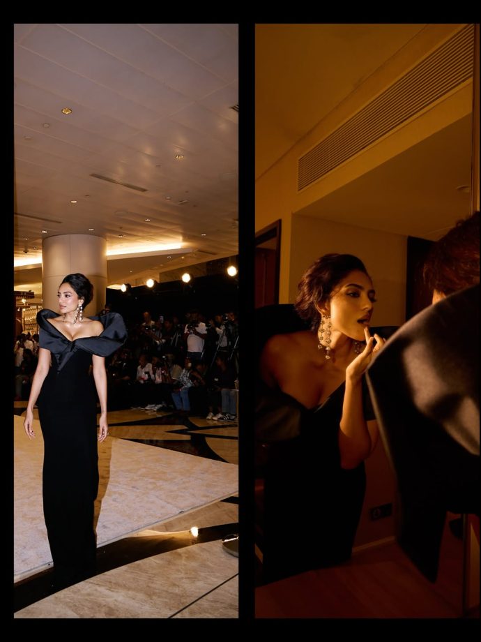 Sobhita Dhulipala Stuns Black Couture Drama, Bold Glamour 1
