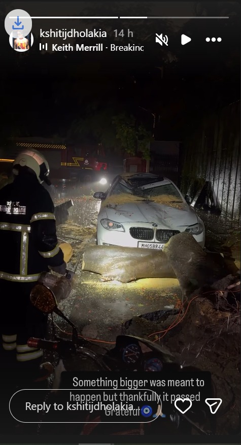 TV News: Seher Hone Ko Hai BTS, Kyunki Saas Bhi Kabhi Bahu Thi Completes 26 Years To A Tree Falling On Naagin 7 Fame Kshitij Dholakia's Car 1