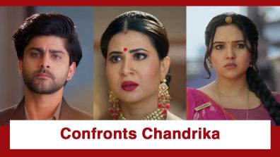 Vasudha Upcoming Twist; OMG!! Dev confronts Chandrika; decides to close Vasudha’s business