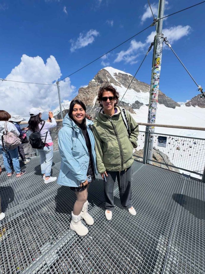 Vijay Varma's Switzerland Holiday Takes a Wholesome Turn as Fan Shares Unexpected Jungfraujoch Encounter 1