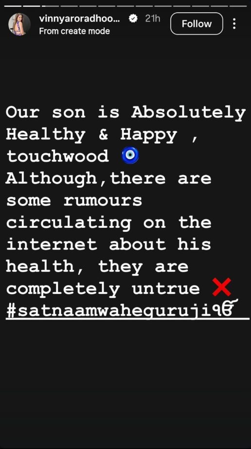 Vinny Arora Addresses Son's Health Amid Dheeraj Dhoopar's Lock Upp S2 Exit Buzz 1