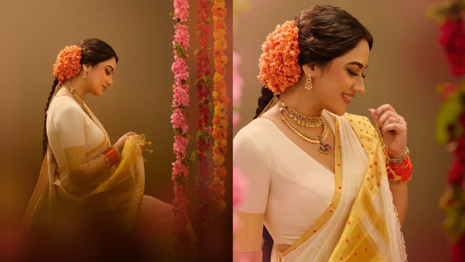4 Kasavu Saree Looks by Miya George for Your Onam Wardrobe 1
