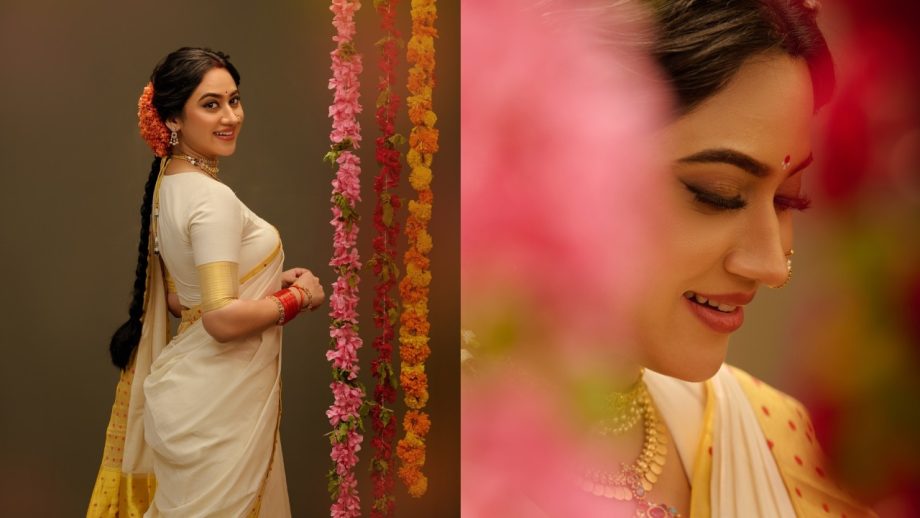4 Kasavu Saree Looks by Miya George for Your Onam Wardrobe 1