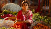 Shriya Saran Shines Handwoven Floral Silk Saree