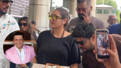 Amid Govinda Issues Legal Warning Over Divorce Rumors, Sunita Ahuja’s Jaipur Airport Appearance Raises Eyebrows