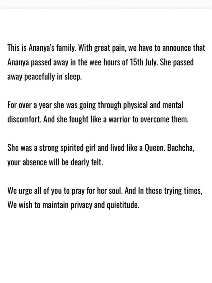 Ananya Raj Dies At 27: Cause Of Death, Last Instagram Post & AICWA Tribute Explained 1